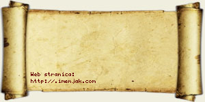 Angelina Nešković vizit kartica